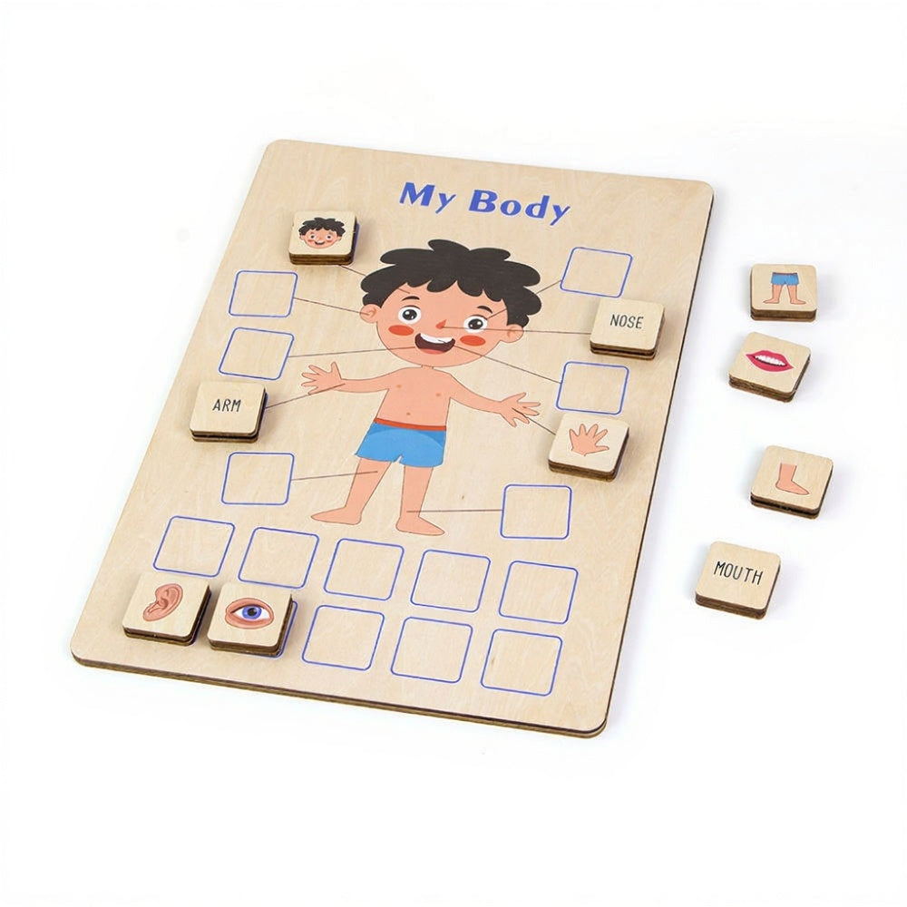 Body Parts Wood Puzzle